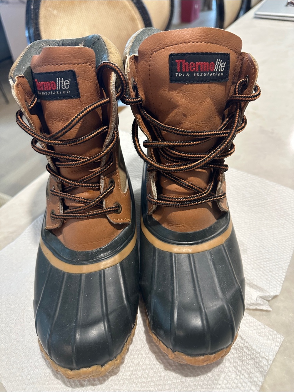 Colorado Brown Waterproof Duck Boots for women - Insulated Winter Work Boots